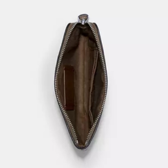 Authentic Coach X Jean Michel Basquiat New York Corner Zip Wristlet Pouch Clutch - Picture 3 of 6